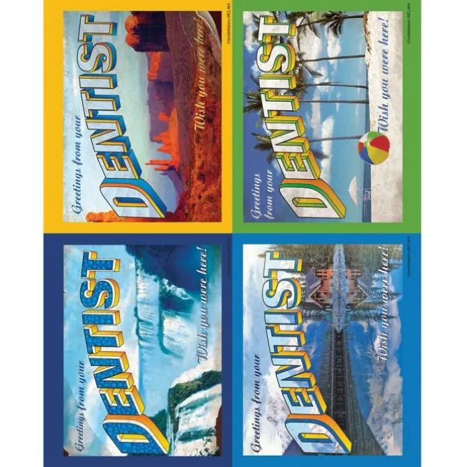 Assorted Scenic Greetings Laser Cards