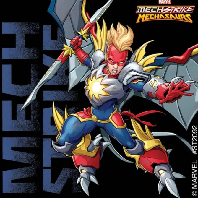 Avengers Mech Strike Mechasaurus Stickers