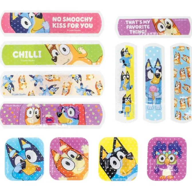Bluey Antibacterial Bandages - 20 Count Box