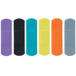 Case Curad® Assorted Fabric Strip Antibacterial Bandages
