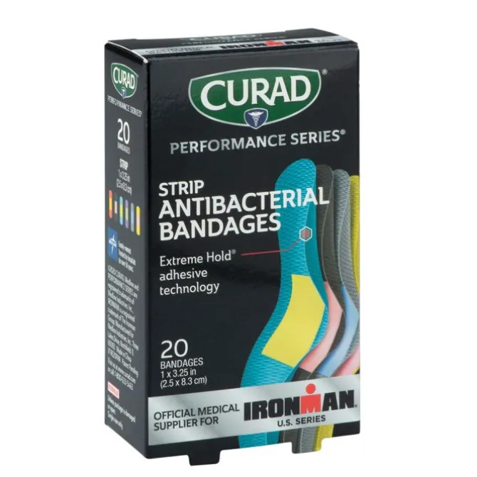 Case Curad® Assorted Fabric Strip Antibacterial Bandages