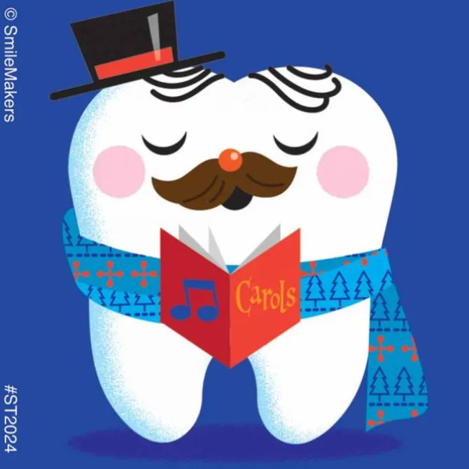 Christmas Tooth Stickers