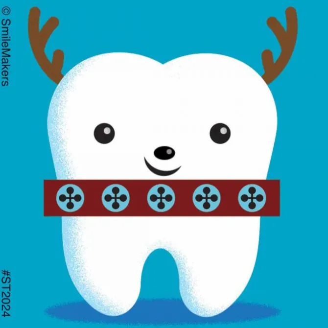 Christmas Tooth Stickers
