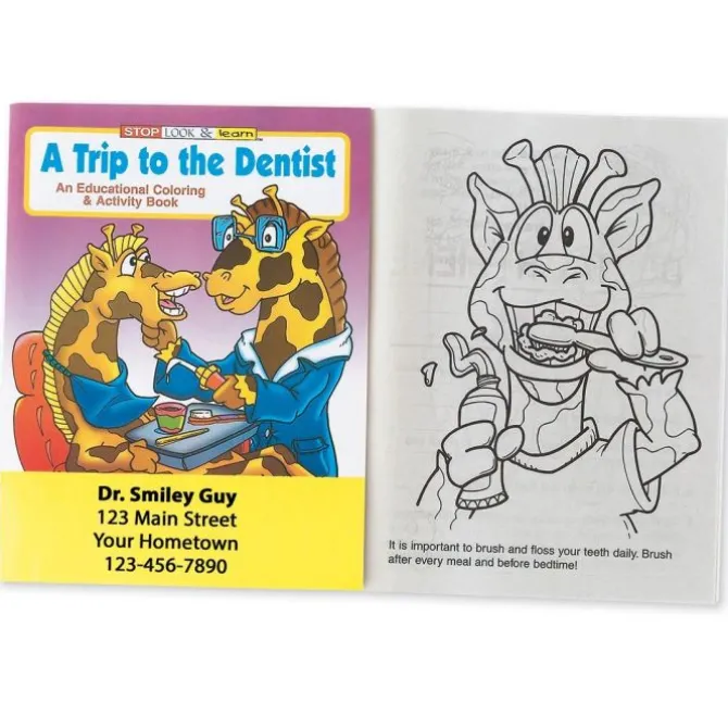 Custom Dentist Coloring Books