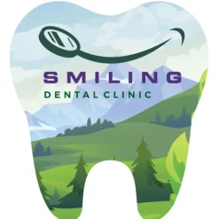Custom 4" Tooth Vinyl Decals
