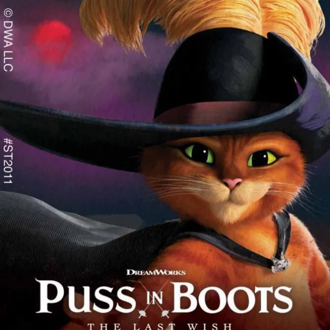 DreamWorks Puss in Boots: The Last Wish Stickers