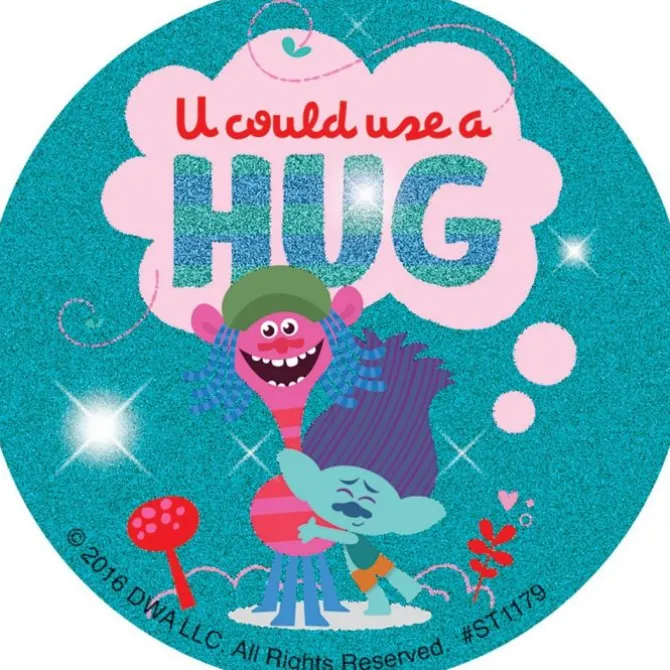DreamWorks Trolls Glitter Stickers