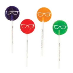 Eyeglasses Tongue Tattoo Lollipops