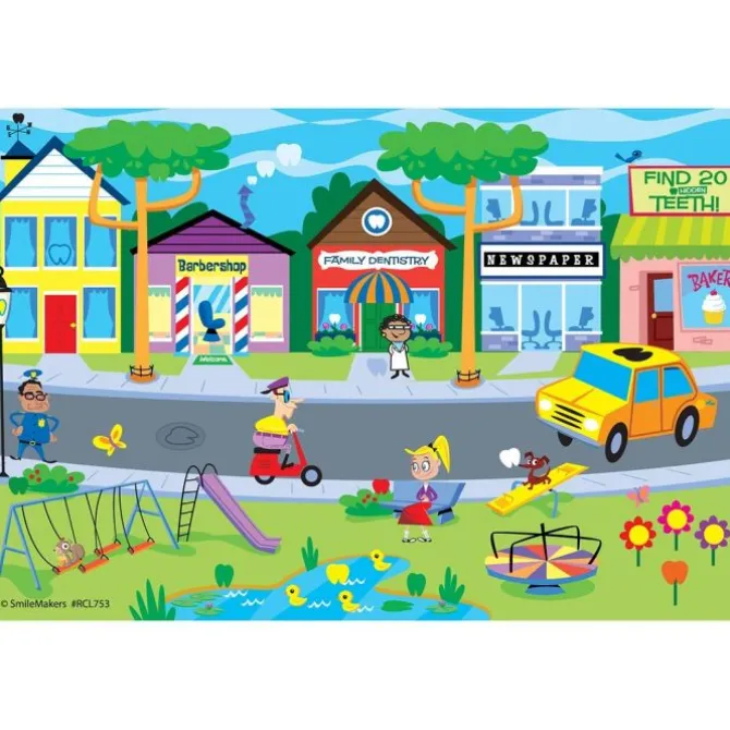 Find Teeth Street Scene Recall Cards