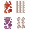 Floral Henna Temporary Tattoos