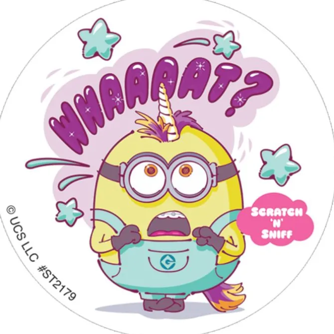 Fluffy Minions Scented Stickers