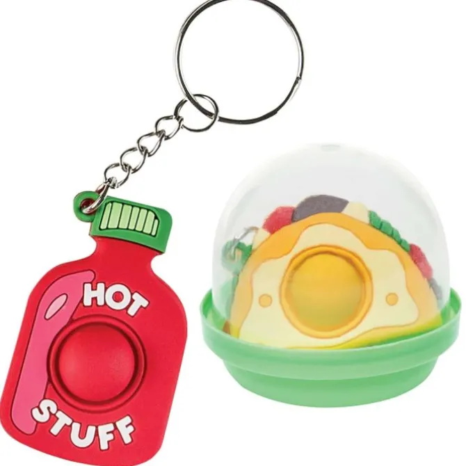 Food Fidget Popper Backpack Pull in 2" Capsules