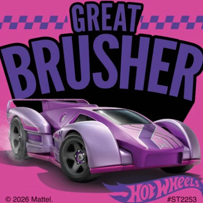 Hot Wheels Great Brusher Stickers