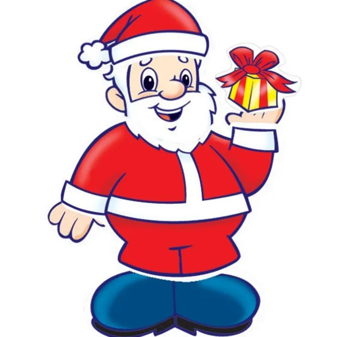 Make Your Own Santa Stickers