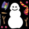 Make Your Own Snowman Stickers