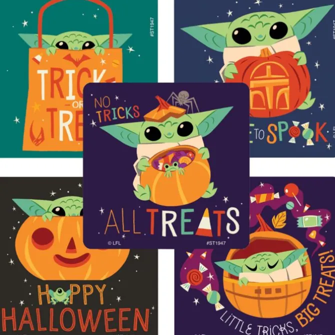 Mandalorian Halloween Stickers