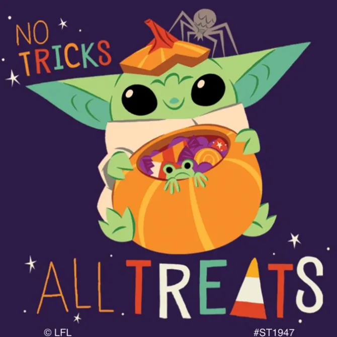 Mandalorian Halloween Stickers
