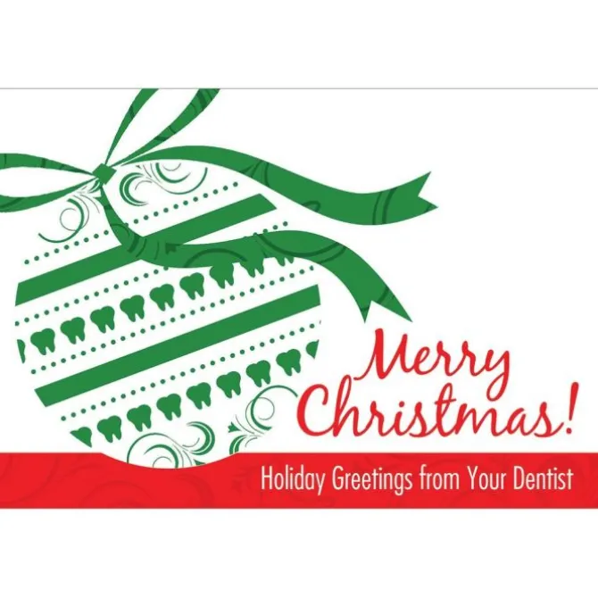 Merry Christmas Ornament Greeting Cards