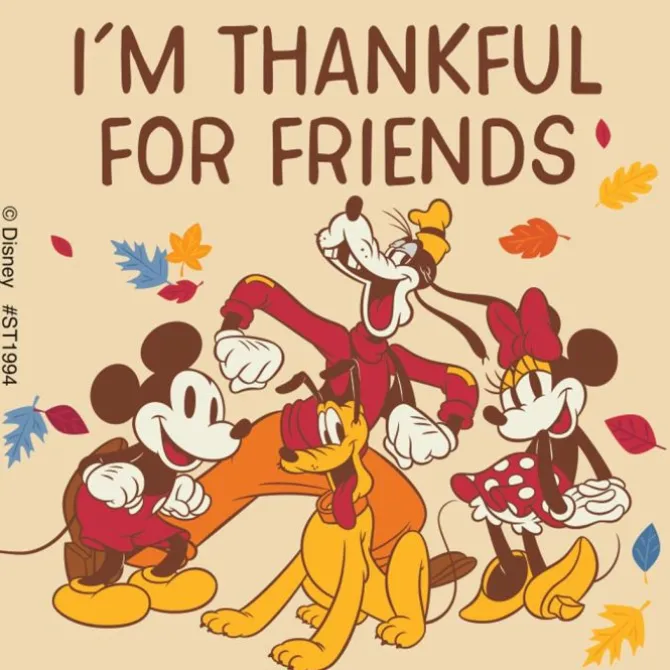 Mickey & Pals Friendsgiving Stickers