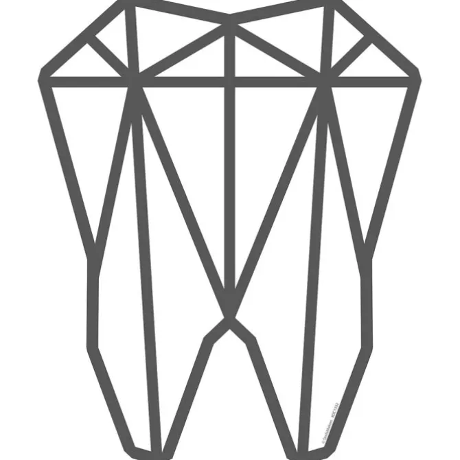 Prismatic Tooth Wall Decal