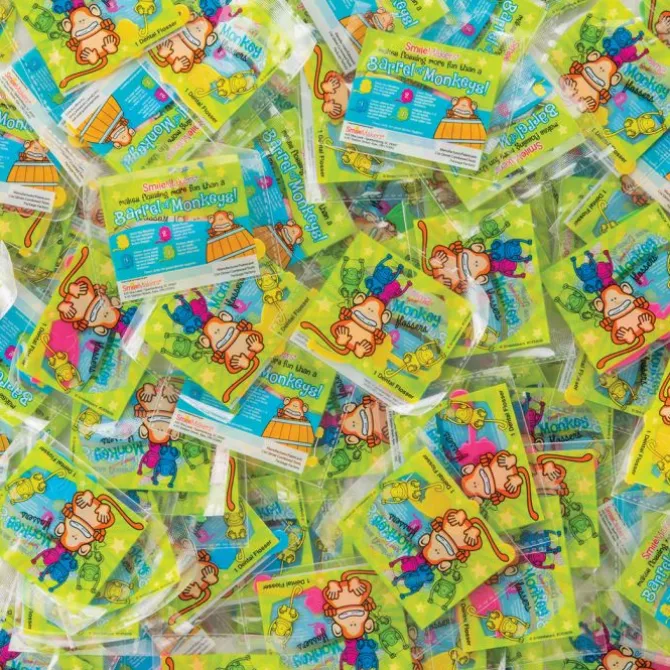 250 SmileCare™ Brush Floss Smile Monkey Bulk Single Pack Flossers