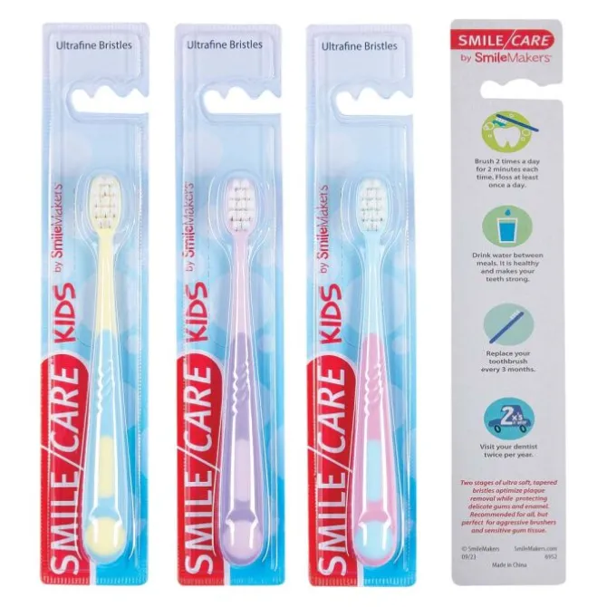 SmileCare™ Bubble Handle Youth Ultrafine Toothbrushes