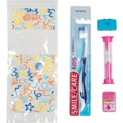 SmileCare Youth Celebration Dental Basic Zippered Bag Dental Kits