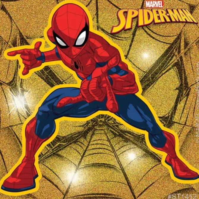 Spider-Man Glitter Stickers