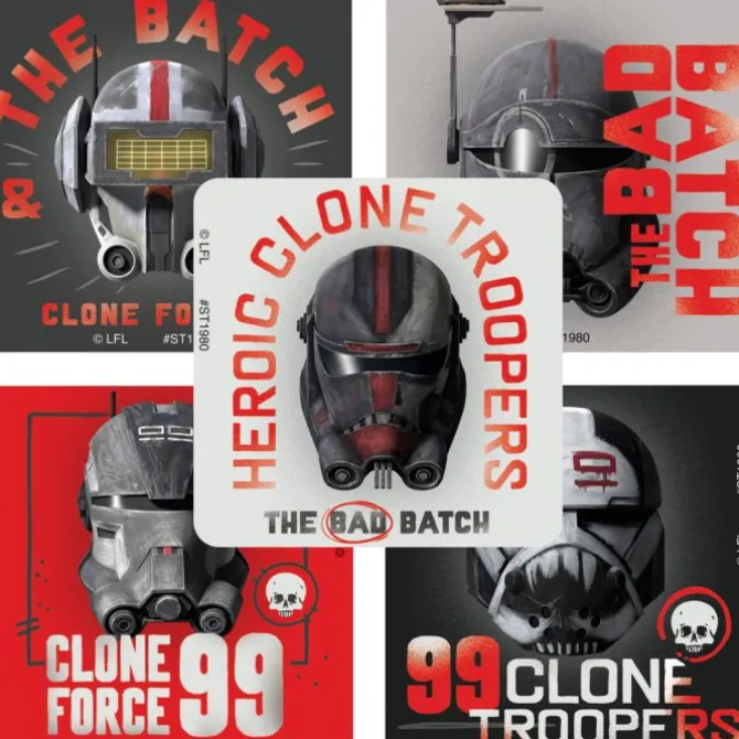 Star Wars Clone Wars: Bad Batch Stickers