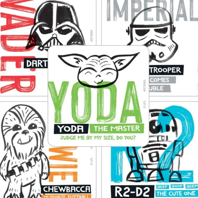 Star Wars Doodles Stickers
