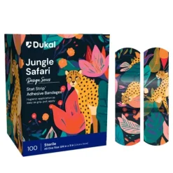 Stat Strip® Safari Print Bandages