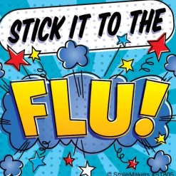 Stick it to the Flu Stickers