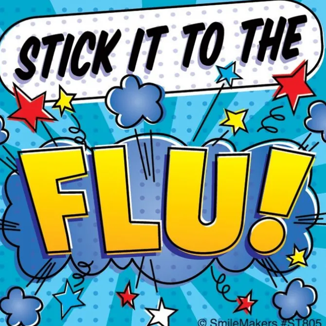 Stick it to the Flu Stickers