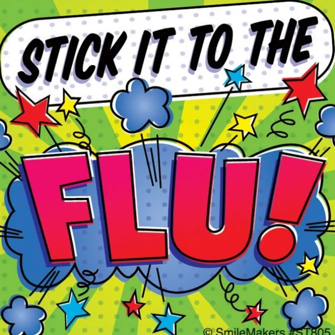 Stick it to the Flu Stickers