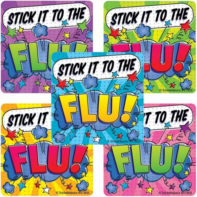 Stick it to the Flu Stickers
