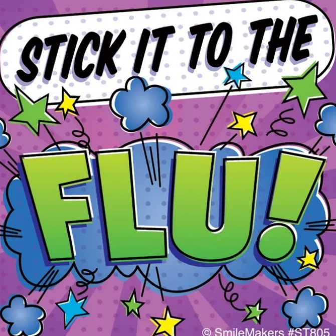 Stick it to the Flu Stickers
