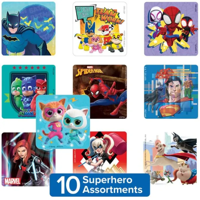 Superhero Sticker Sampler