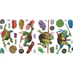 Teenage Mutant Ninja Turtles Mutant Mayhem Characters Wall Decals