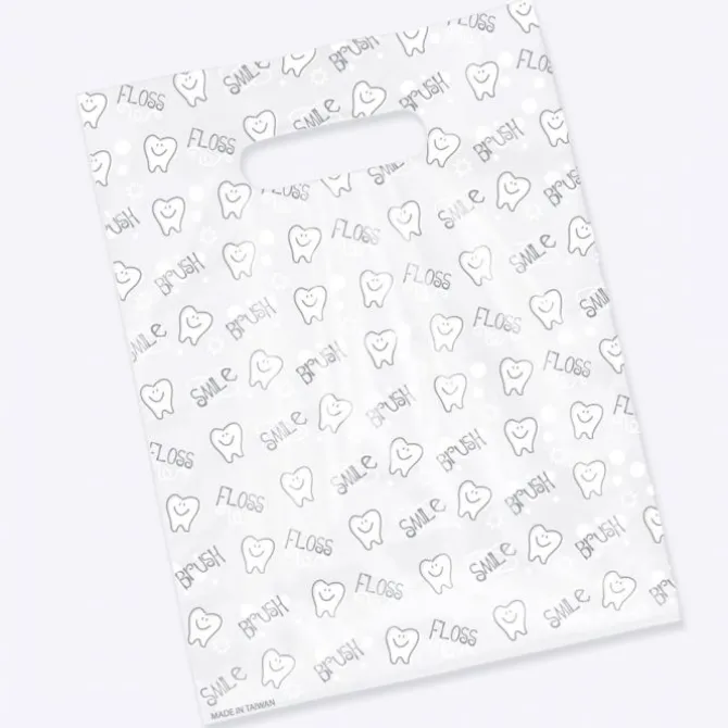 Tooth Scatter Print Bags